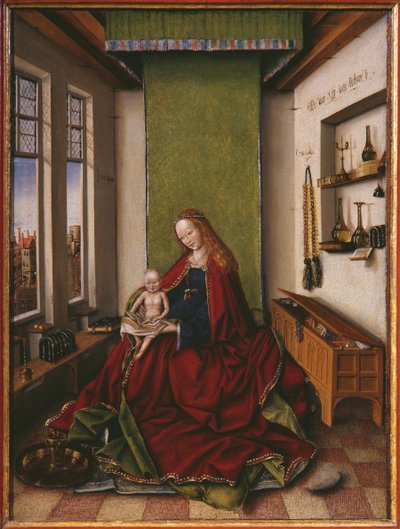 Virgin and Child with a Book by Jan van Eyck